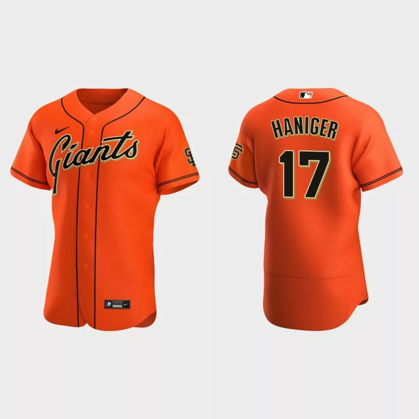 Mitch Haniger San Francisco Giants Authentic Alternate Jersey – Orange