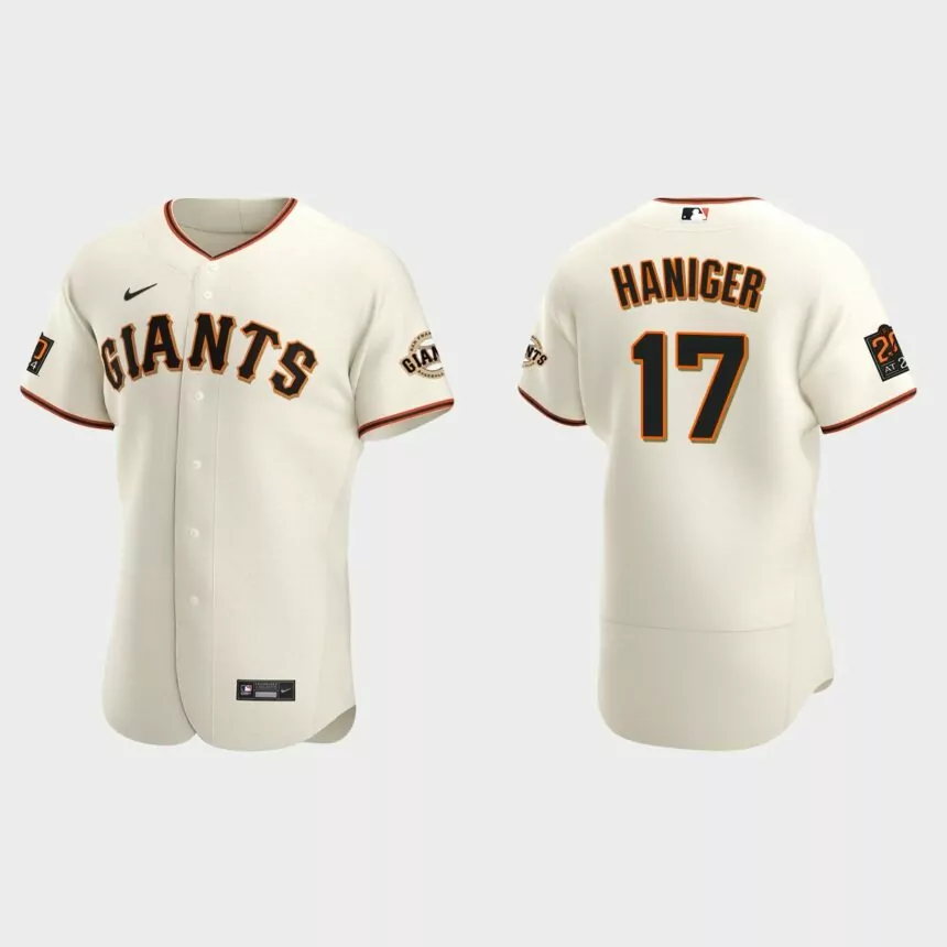 Mitch Haniger San Francisco Giants Authentic Home Jersey – Cream