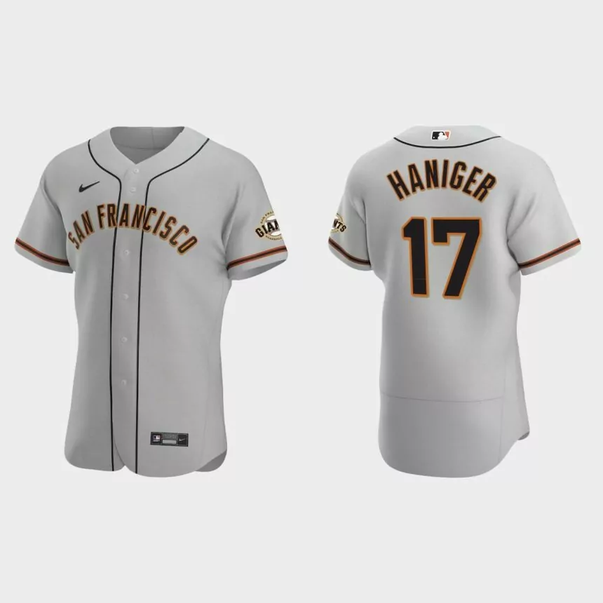 Mitch Haniger San Francisco Giants Authentic Road Jersey – Gray