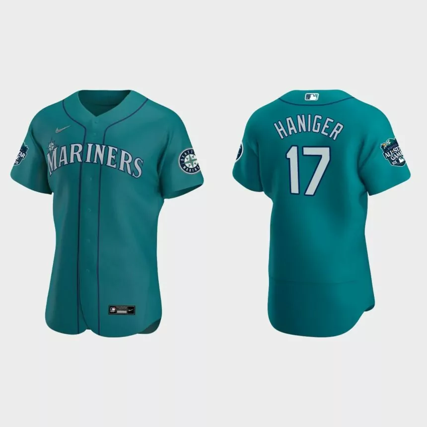 Mitch Haniger Seattle Mariners 2023 MLB All-Star Game Jersey – Aqua