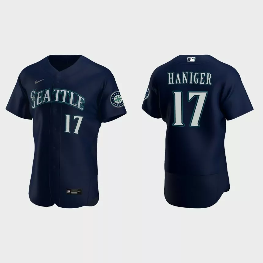Mitch Haniger Seattle Mariners Authentic Jersey – Navy