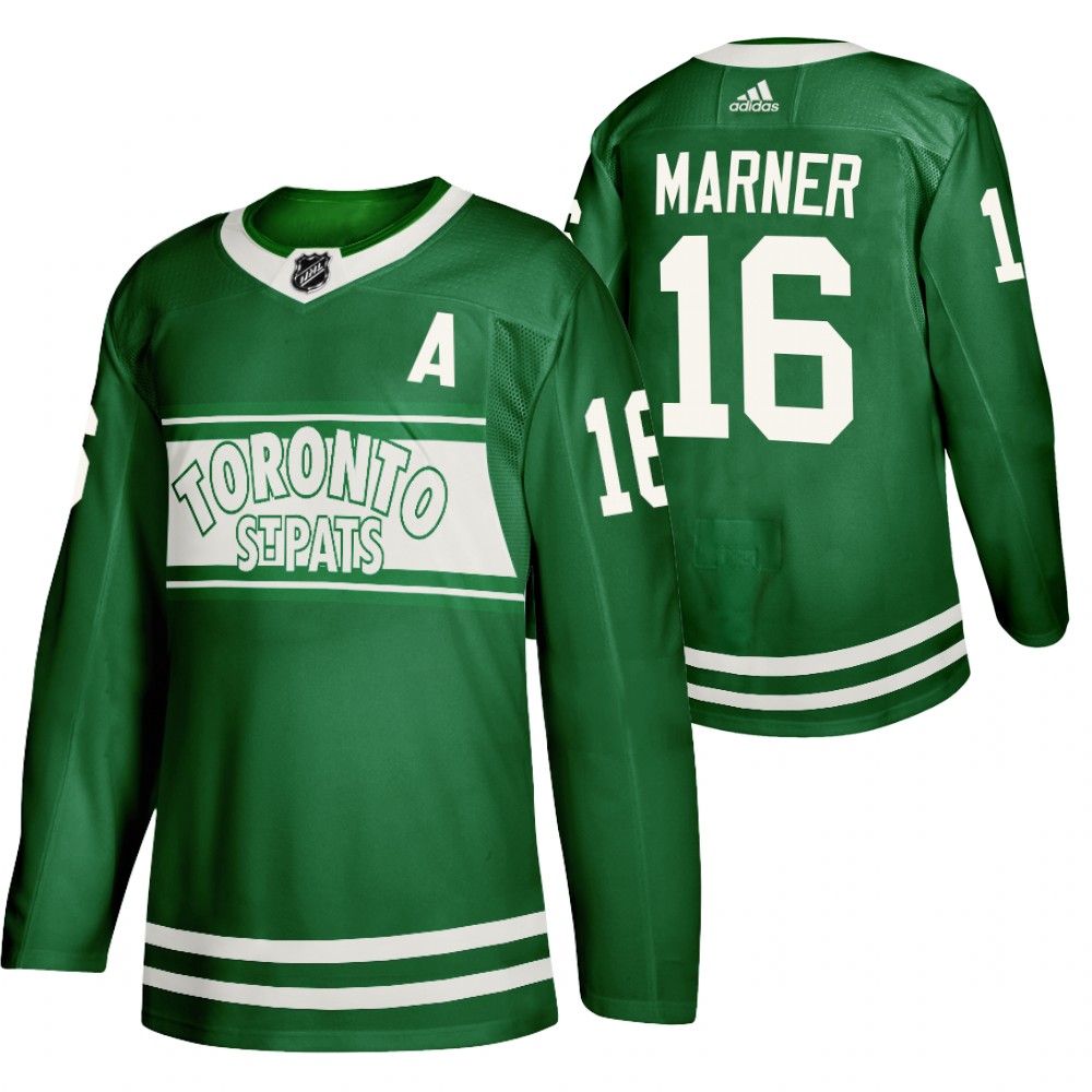 Mitch Marner Maple Leafs St. Patricks Day 2022 Jersey Green Special Edition