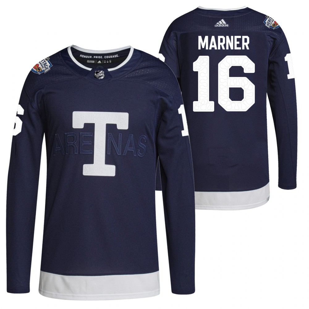 Mitch Marner Toronto Maple Leafs 2022 Heritage Classic Navy Primegreen Authentic Jersey