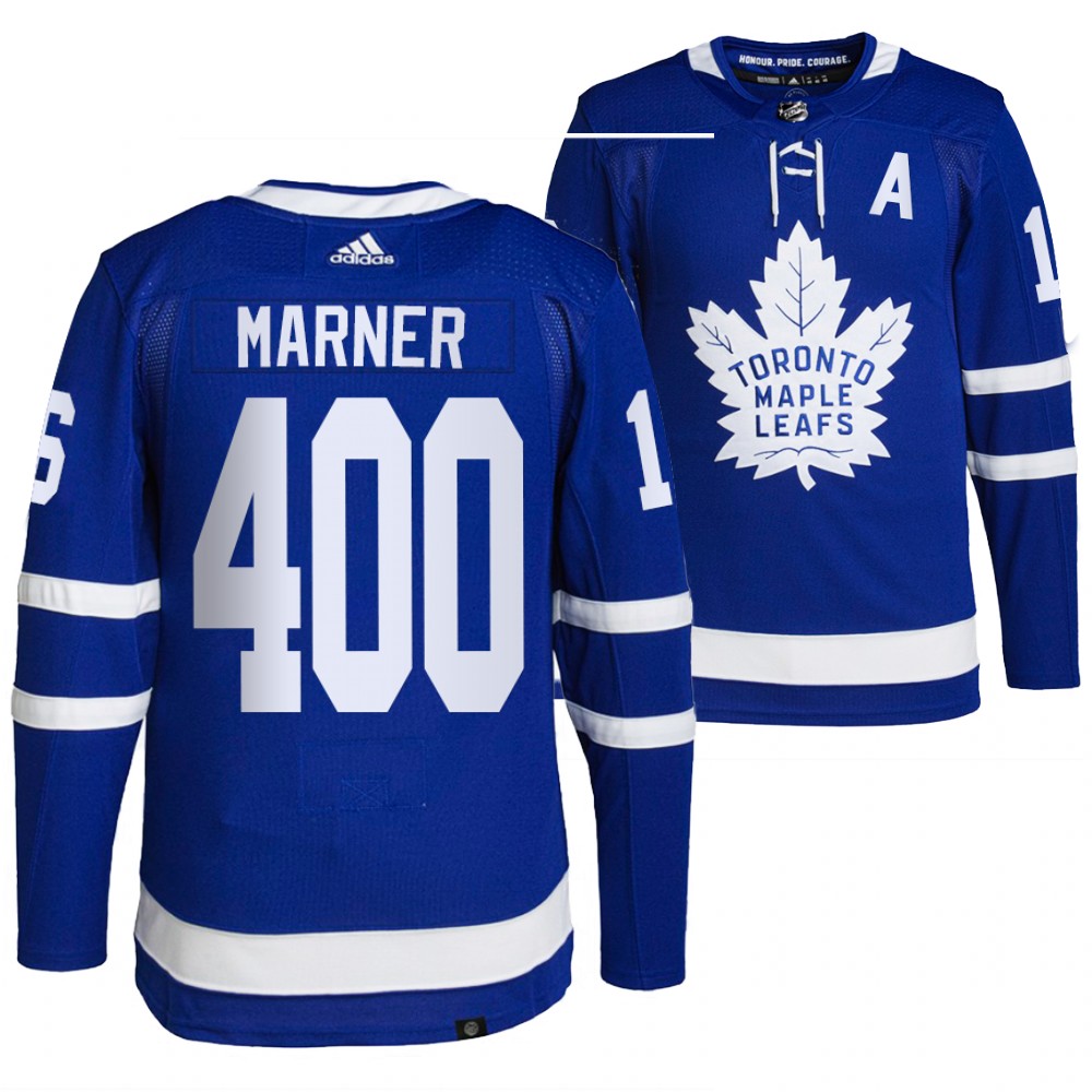Mitch Marner Toronto Maple Leafs Blue 400 Career Games Commemorative Edition Jersey