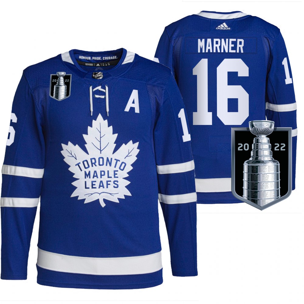 Mitch Marner Toronto Maple Leafs Royal 2022 Stanley Cup Playoffs Authentic Pro Jersey