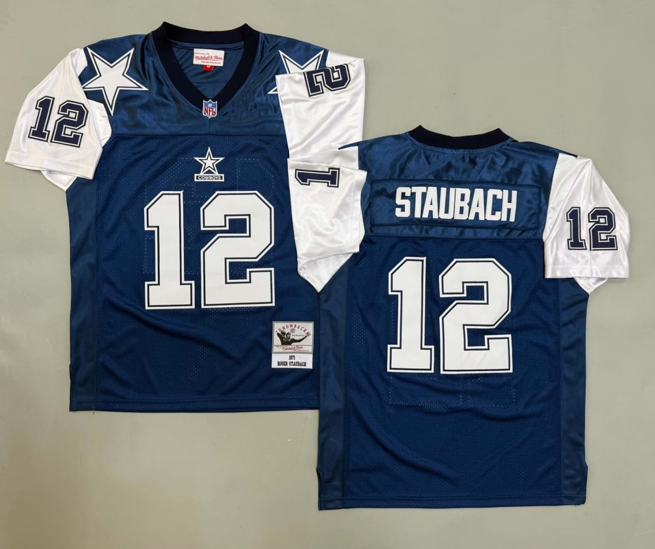 Mitchell & Ness Roger Staubach   Dallas   Cowboys Jersey
