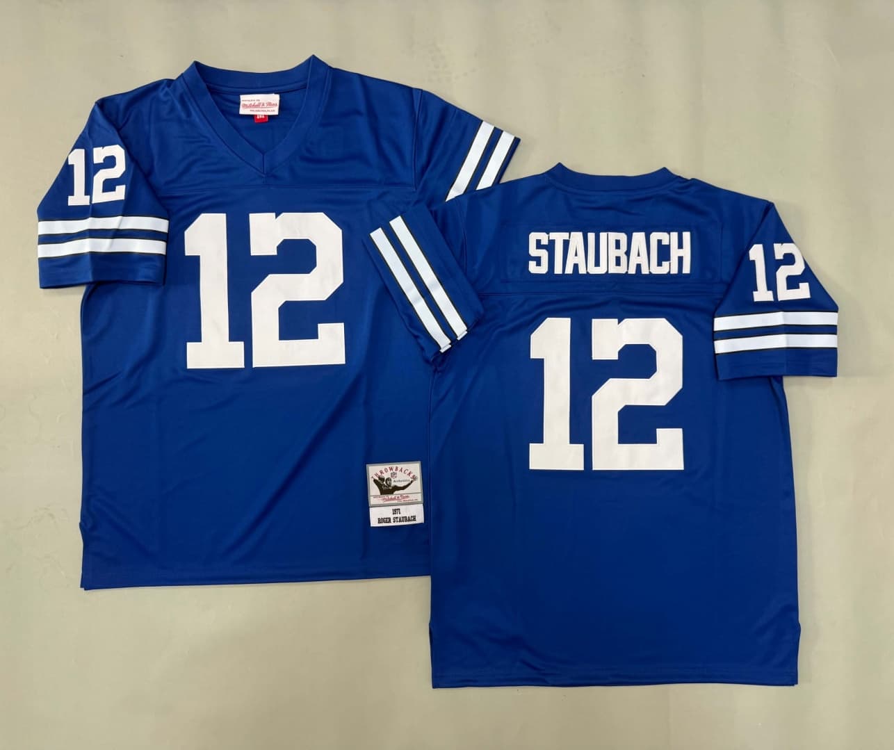 Mitchell & Ness Roger Staubach   Dallas Cowboys Jersey