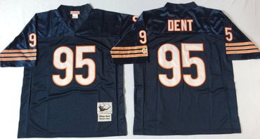 Mitchell&Ness Bears ##95 Richard Dent  Small No. Throwback Stitched NFL Jerseys