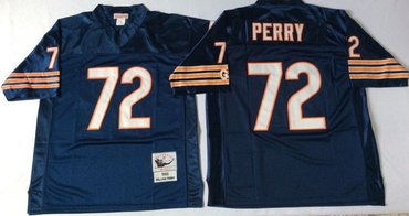 Mitchell&Ness Bears #72 William Perry  Small No. Throwback Stitched NFL Jerseys