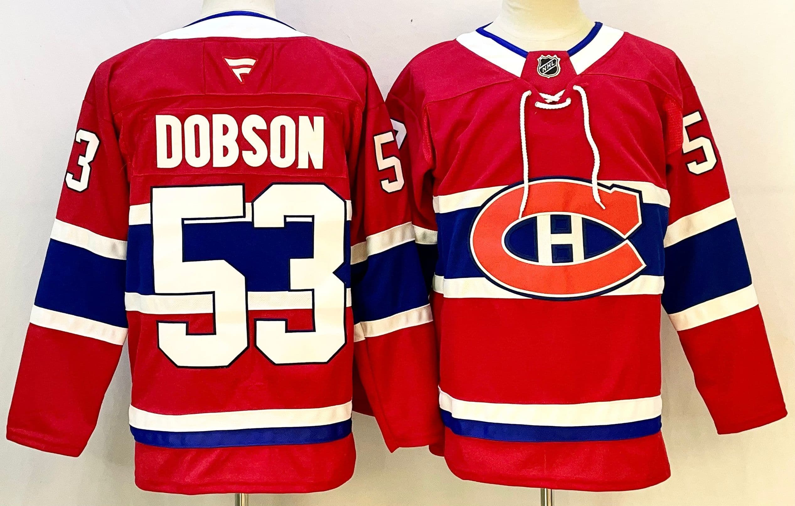 Montreal Canadiens  #53 Noah Dobson Fanatics Home Red Jersey