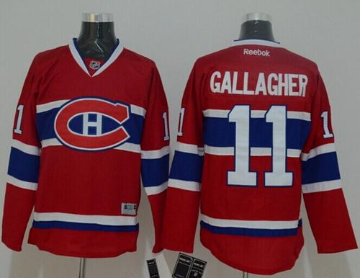 Montreal Canadiens #11 Brendan Gallagher Red Home Stitched NHL Jersey