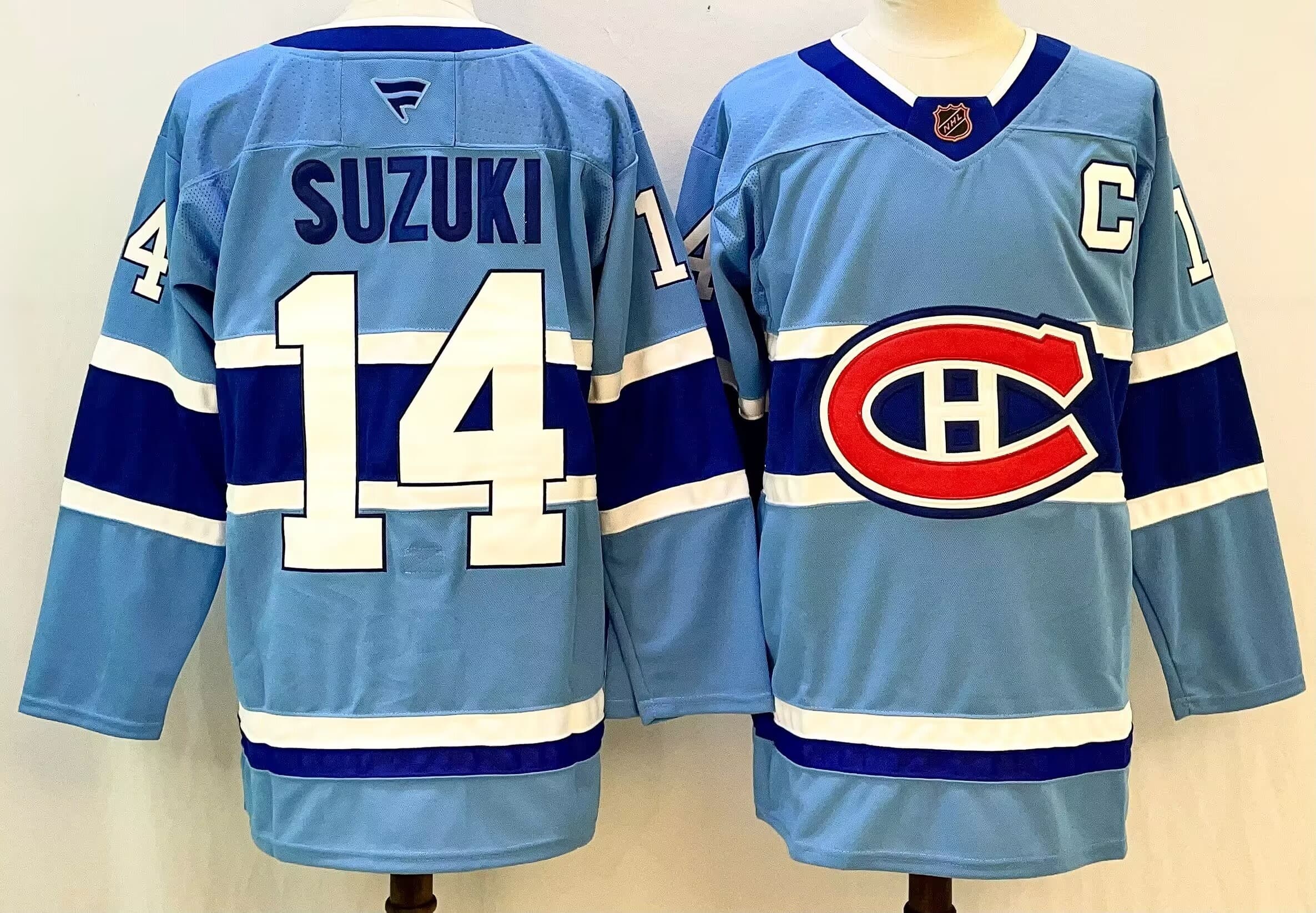 Montreal Canadiens #14 Nick  Suzuki Fanatics Home   Jersey