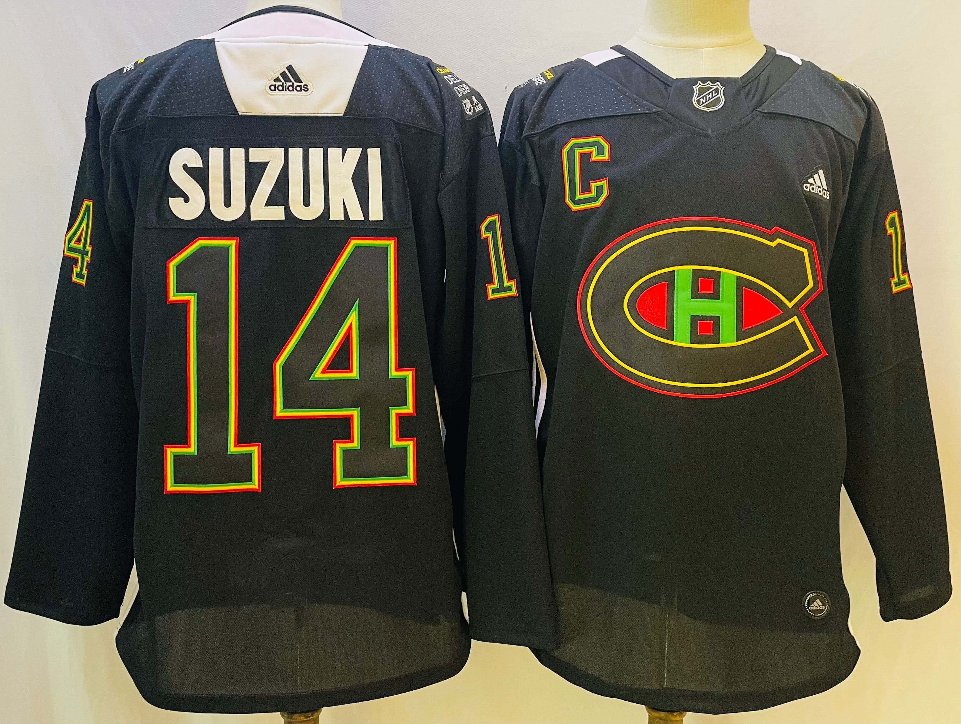Montreal Canadiens #14 Nick Suzuki Fanatics Home   Jersey