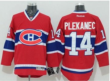 Montreal Canadiens #14 Tomas Plekanec Stitched Red New CH NHL Jersey