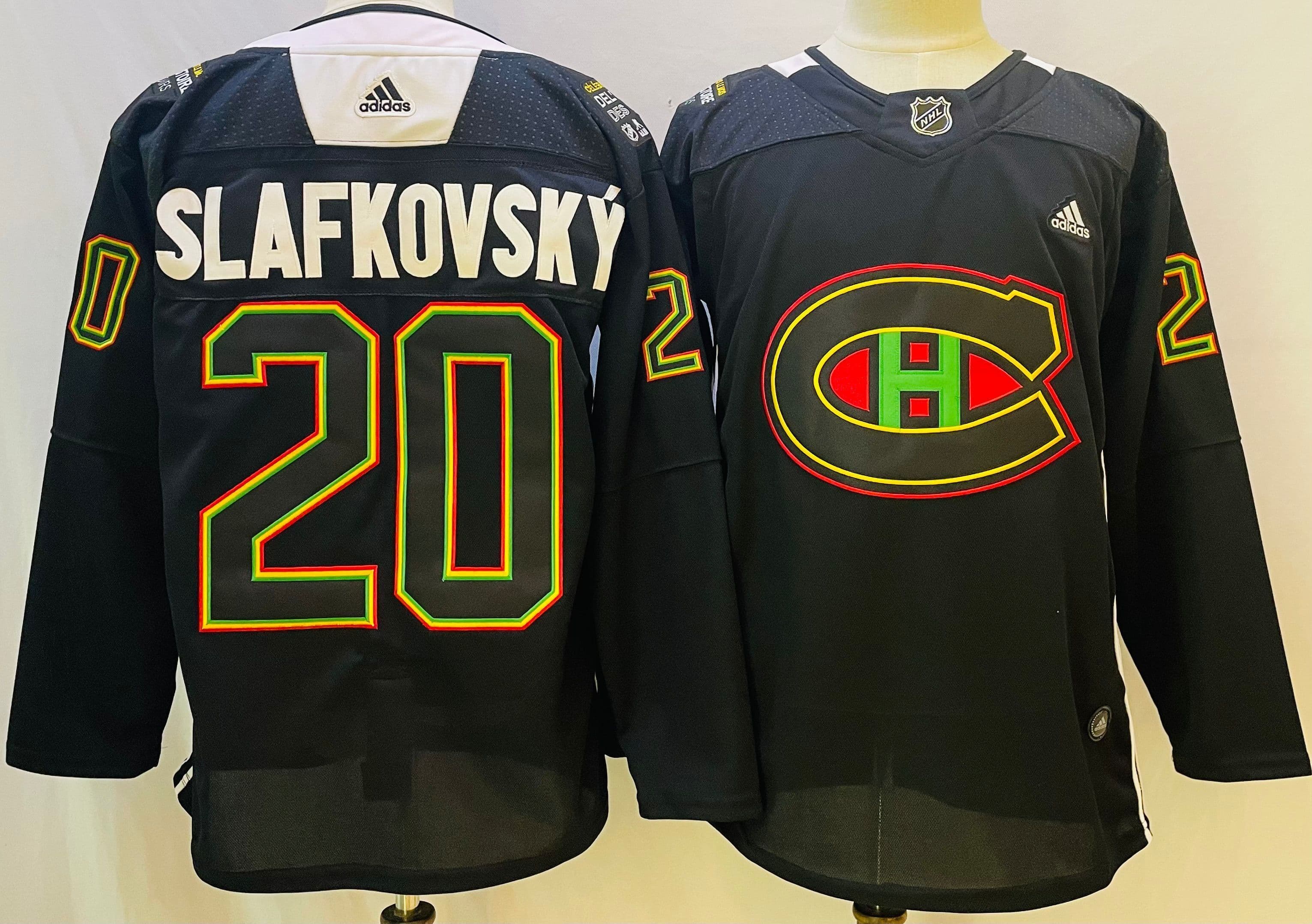 Montreal Canadiens #20 Juraj Slafkovsky Fanatics  Home  Jersey