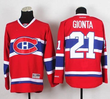 Montreal Canadiens #21 Brian Gionta Red New CH Stitched NHL Jersey