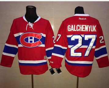 Montreal Canadiens #27 Alex Galchenyuk Red New CH Stitched NHL Jersey