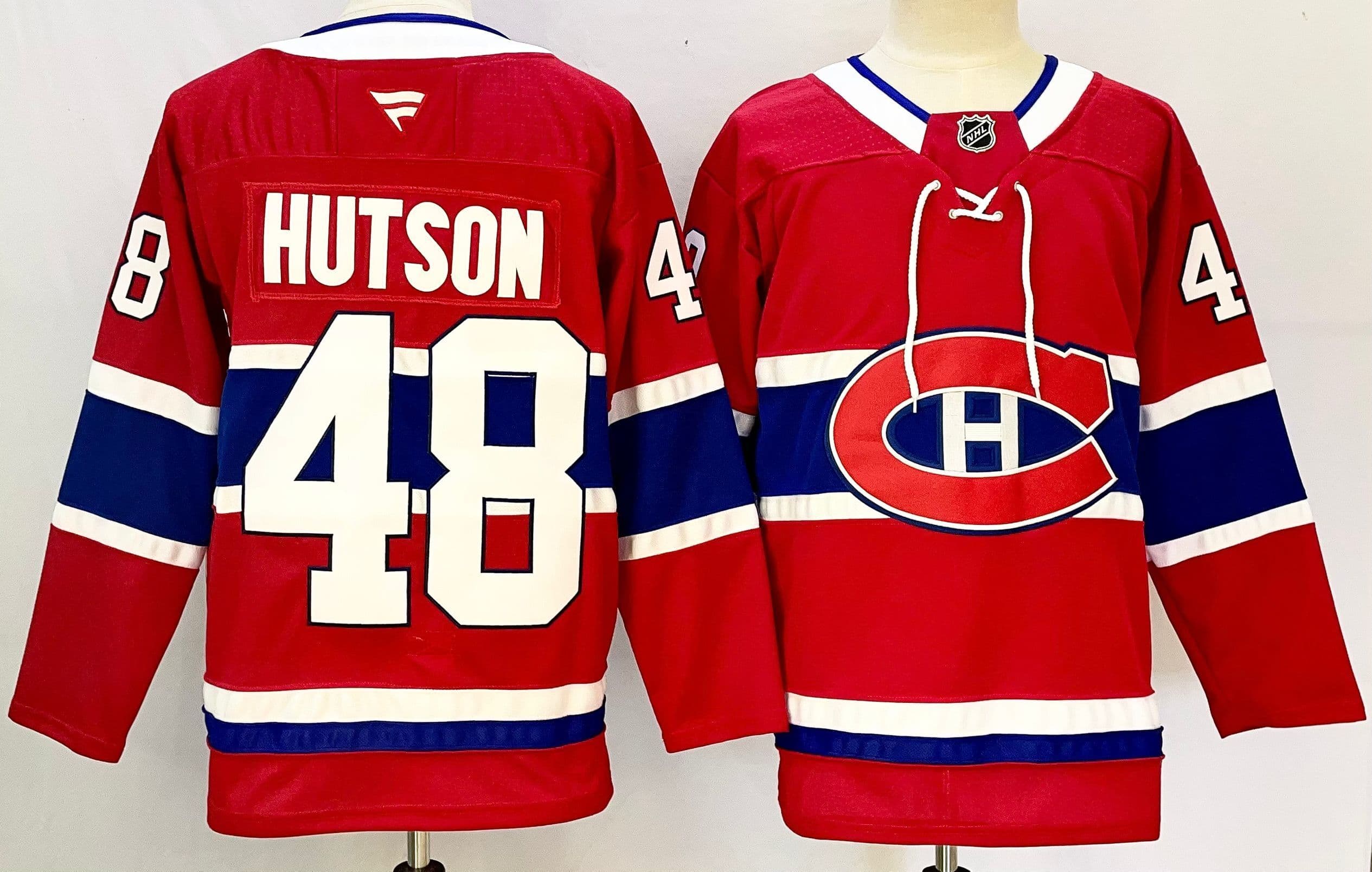 Montreal Canadiens #48 Lane Hutson Fanatics Home   Jersey