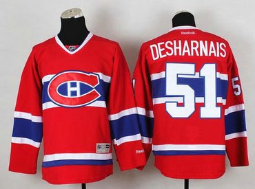 Montreal Canadiens #51 David Desharnais Red New CH Stitched NHL Jersey