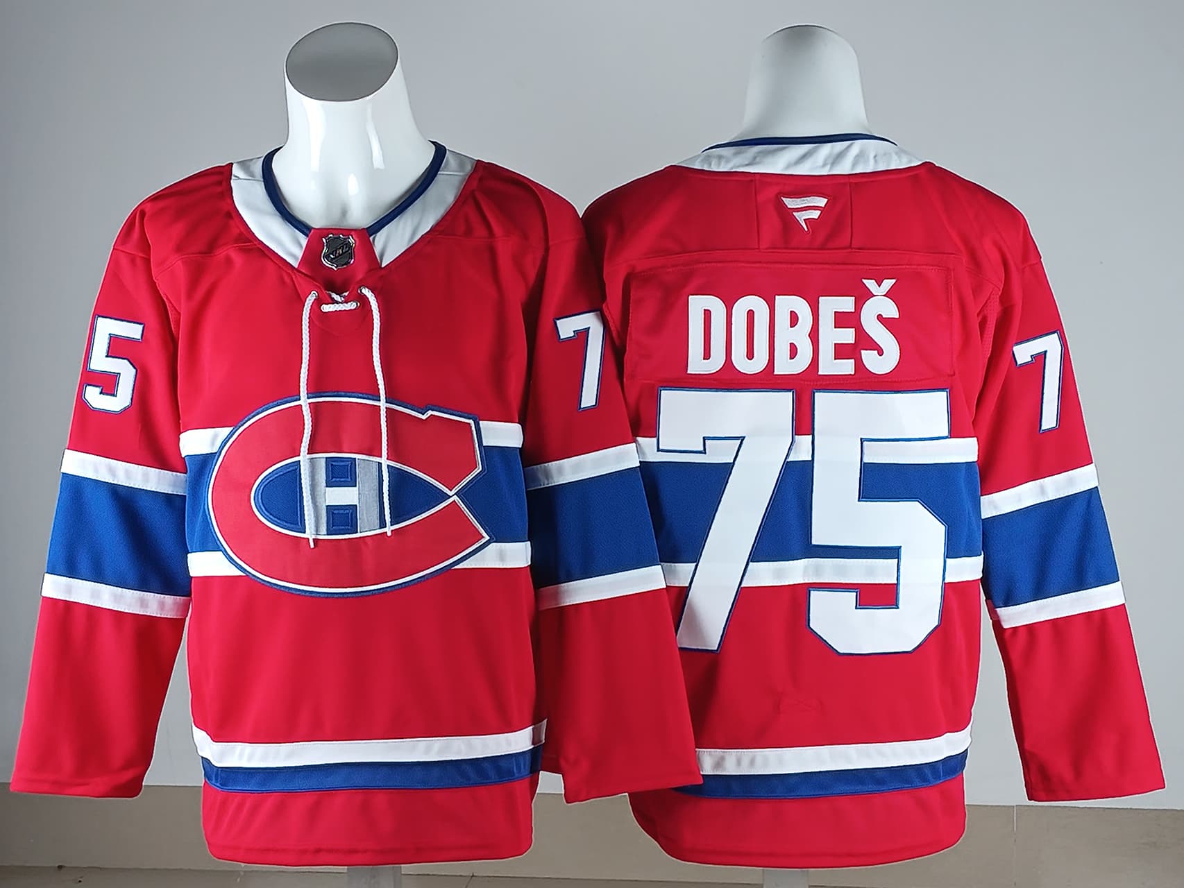 Montreal Canadiens #75 Jakub Dobe? Breakaway Home Jersey