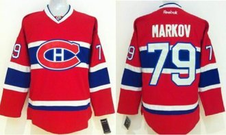 Montreal Canadiens #79 Andrei Markov Red New CH Stitched NHL Jersey
