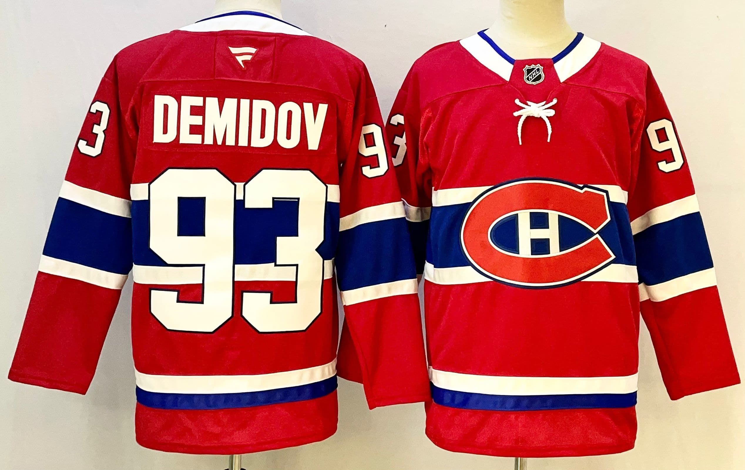Montreal Canadiens #93 Ivan  Demidov Fanatics Home  Jersey