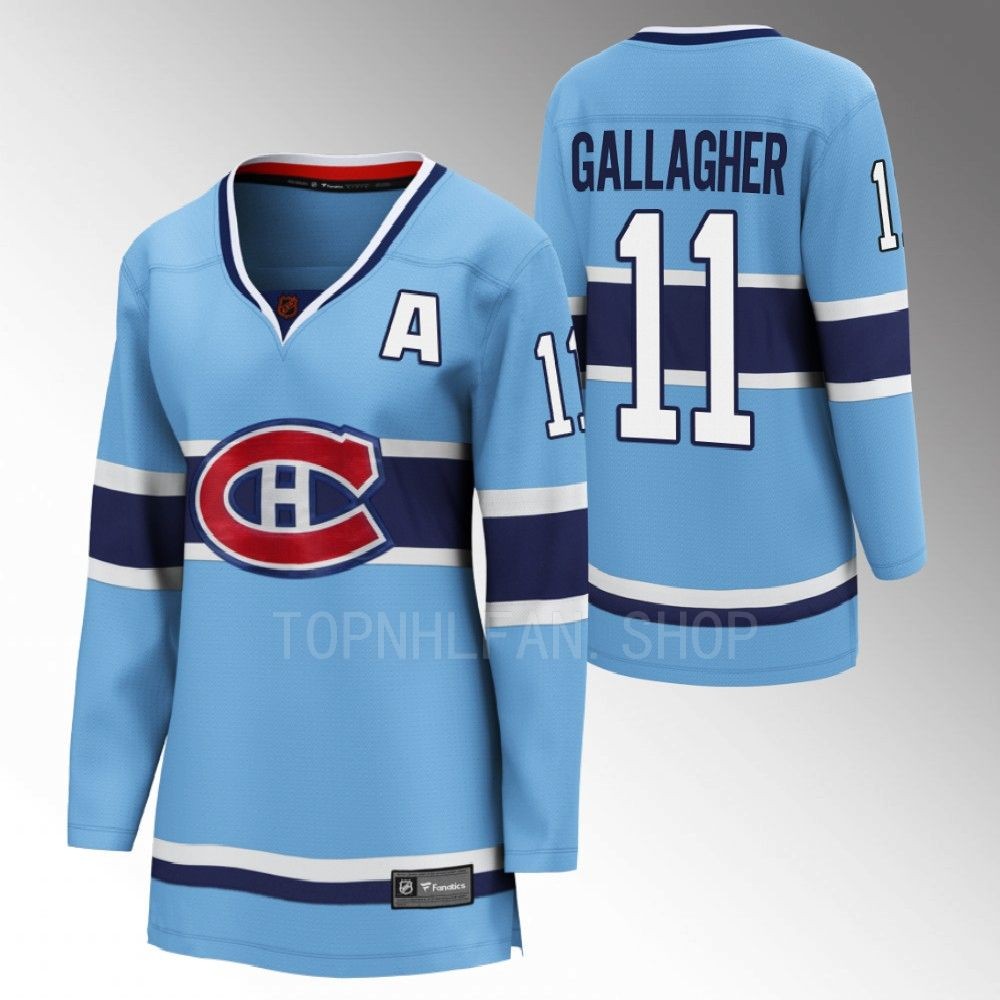 Montreal Canadiens Brendan Gallagher Women Blue 2022 Special Edition 2.0 Jersey