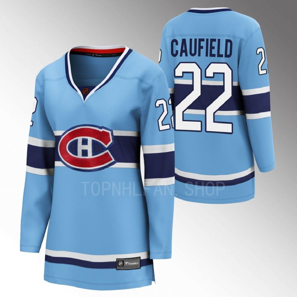 Montreal Canadiens Cole Caufield Women Blue 2022 Special Edition 2.0 Jersey