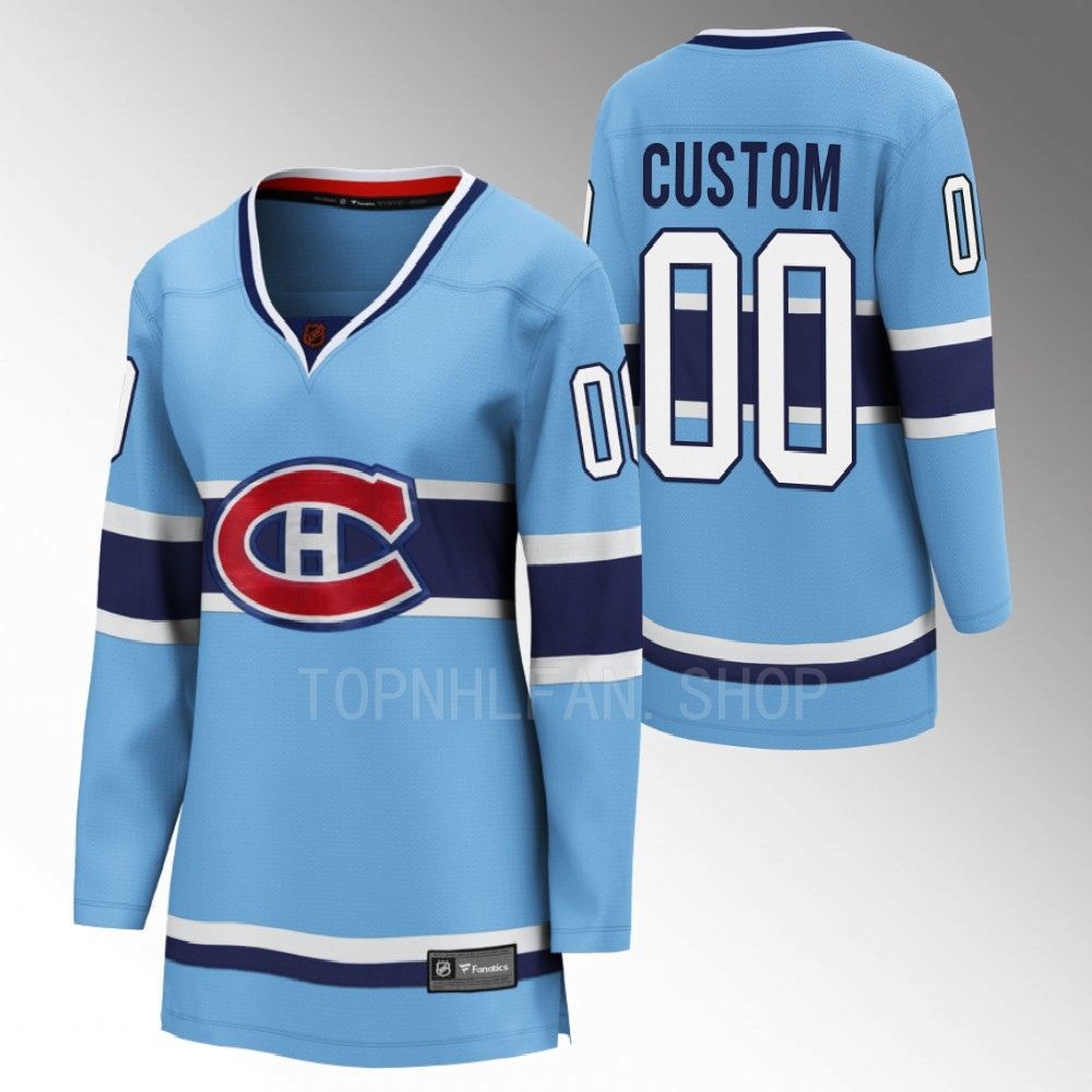 Montreal Canadiens Custom Women Blue 2022 Special Edition 2.0 Jersey