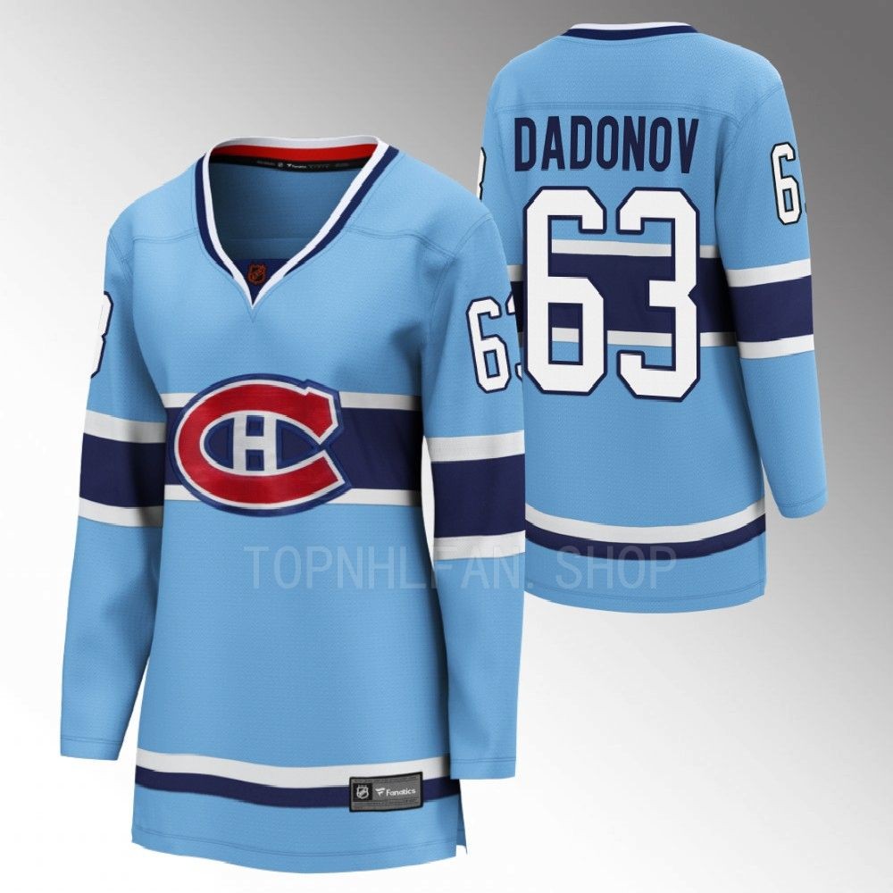 Montreal Canadiens Evgenii Dadonov Women Blue 2022 Special Edition 2.0 Jersey