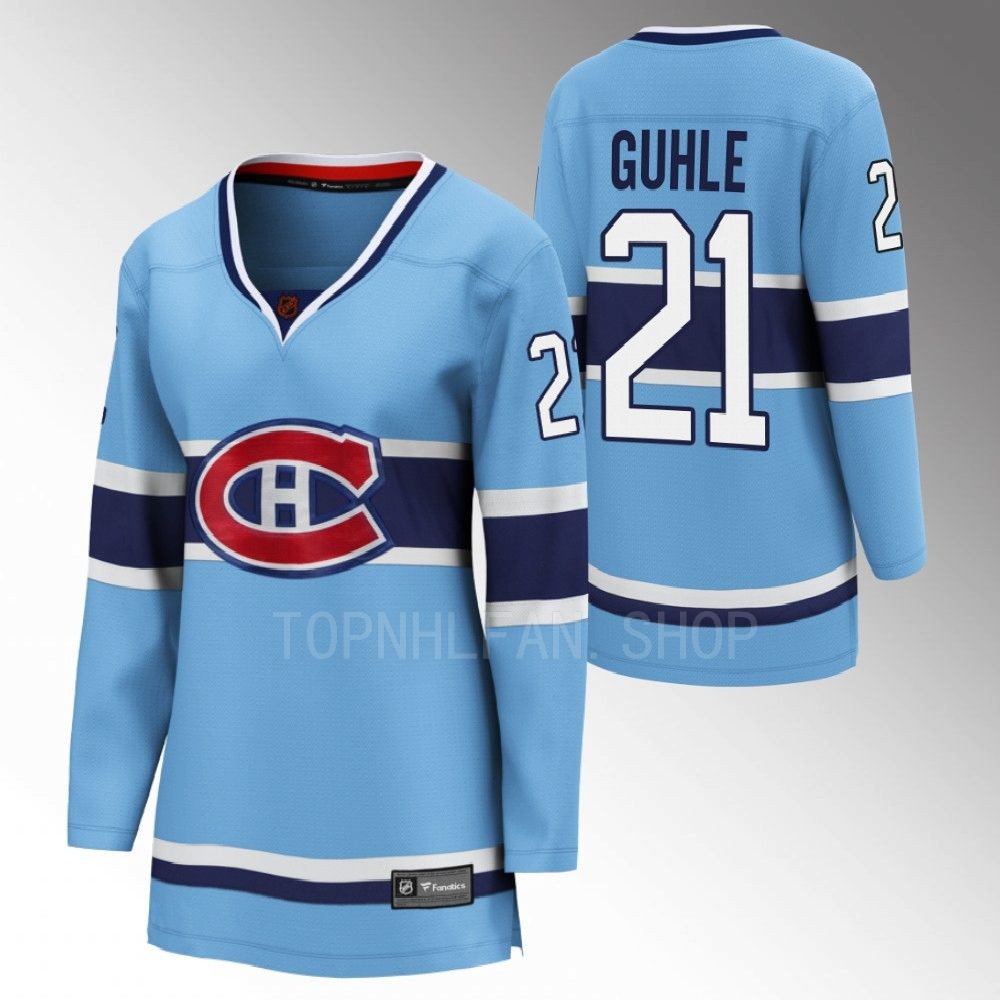 Montreal Canadiens Kaiden Guhle Women Blue 2022 Special Edition 2.0 Jersey