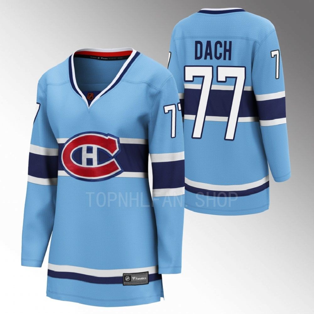 Montreal Canadiens Kirby Dach Women Blue 2022 Special Edition 2.0 Jersey