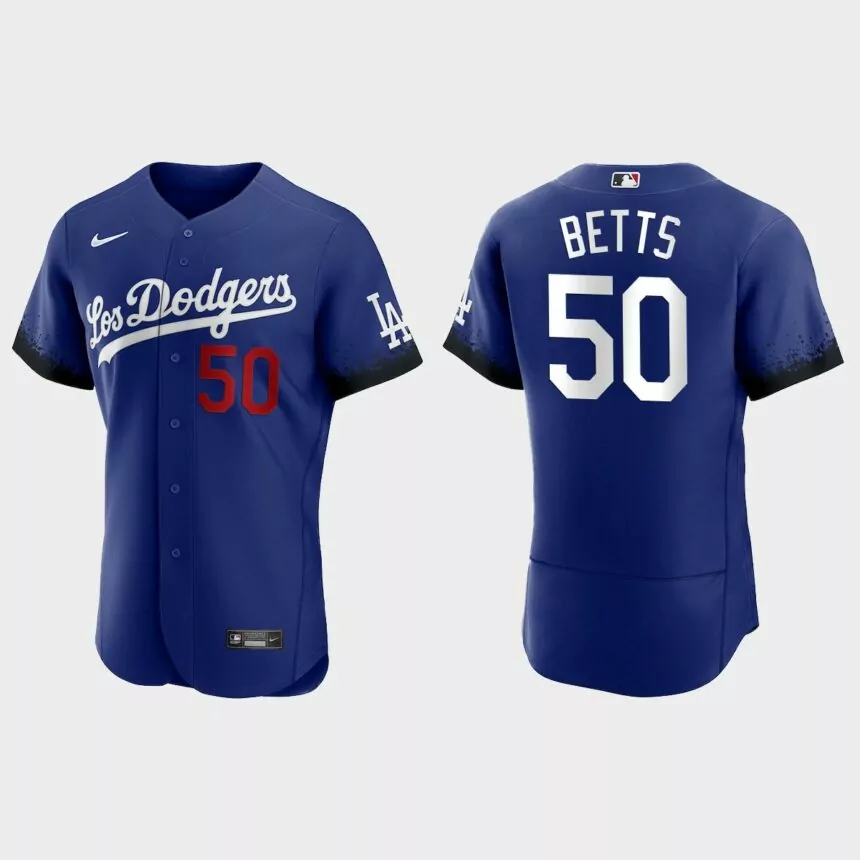 Mookie Betts Los Angeles Dodgers 2021 City Connect Authentic Jersey – Royal