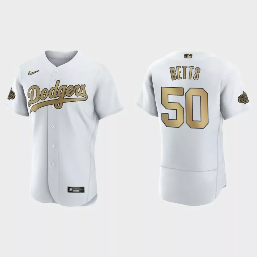 Mookie Betts Los Angeles Dodgers 2022 MLB All-Star Game Authentic Jersey – White