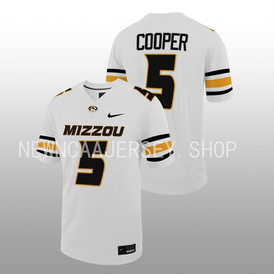 Mookie Cooper Missouri Tigers White Untouchable Game Football Jersey