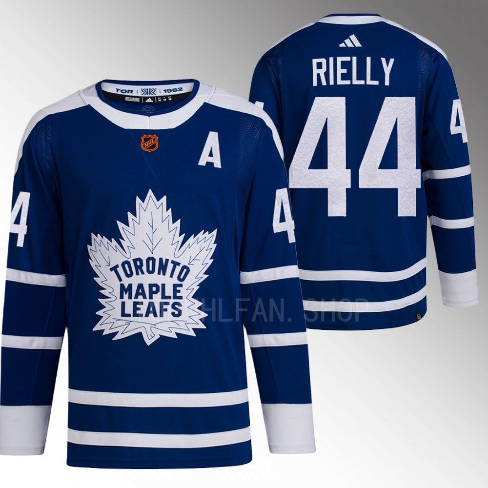 Morgan Rielly 2022 Toronto Maple Leafs Blue Reverse Retro 2.0 Authentic Primegreen Jersey