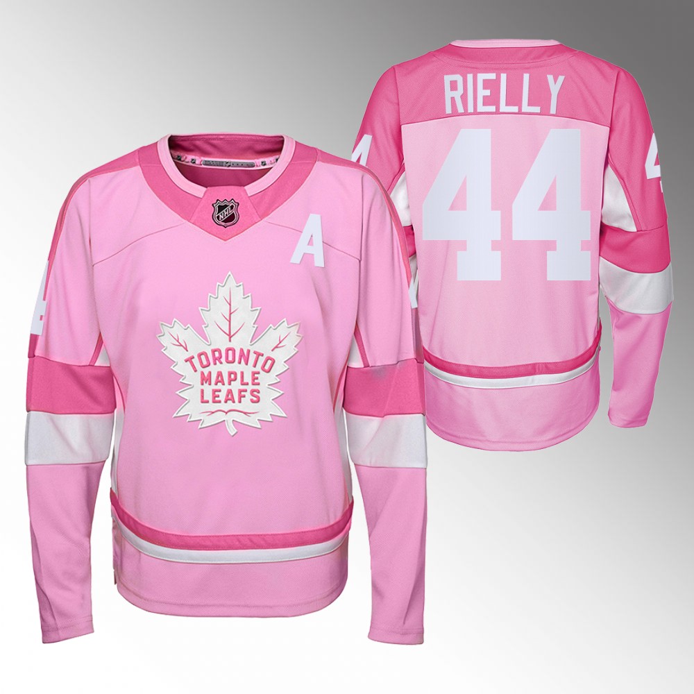 Morgan Rielly Maple Leafs Hockey Fights Cancer Jersey Pink