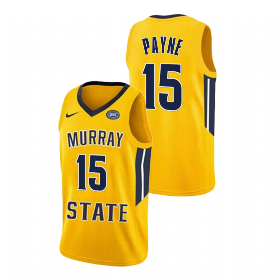 Murray State Racers Cameron Payne College Basketball Gold Alumni Jersey Men
