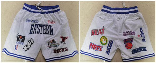 Muti Teams White All Star Just Don With Pocket Swingman Shorts