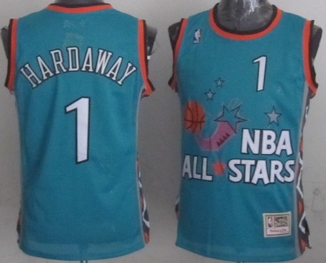 NBA 1995-1996 All-Star #1 Penny Hardaway Green Swingman Throwback Jersey