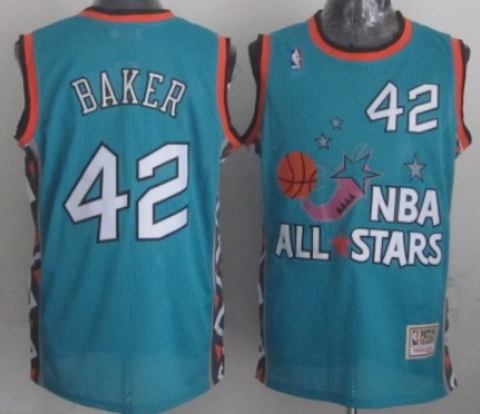 NBA 1996 All-Star #42 Vin Baker Green Swingman Throwback Jersey
