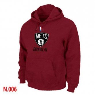 NBA Brooklyn Nets Pullover Hoodie Red