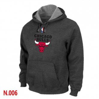 NBA Chicago Bulls Pullover Hoodie Dark Grey