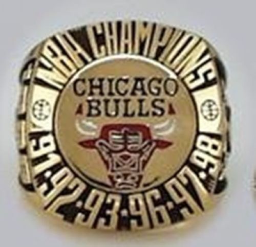 NBA Chicago Bulls World Champions Gold Ring_2