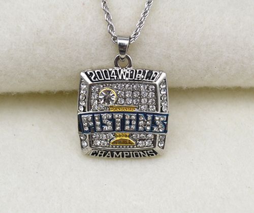 NBA Detroit Pistons 2004 World Champions Pendant