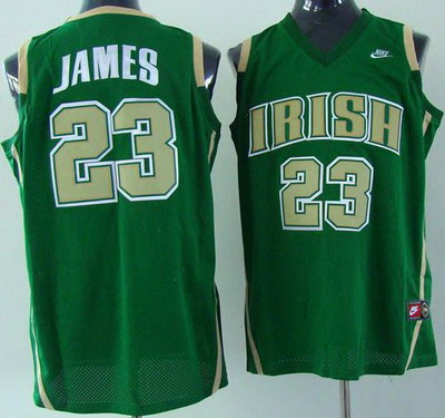 NBA NCAA Irish 23 James Green NBA Jerseys