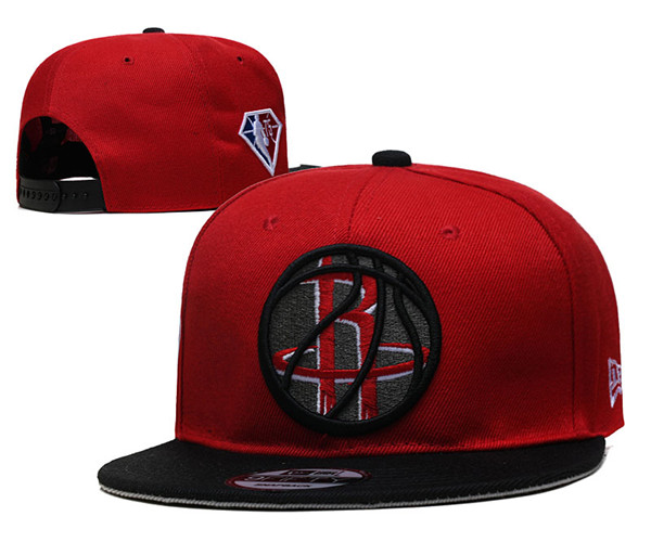 NBA Rockets Snapback Red --YD