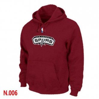 NBA San Antonio Spurs Pullover Hoodie Red