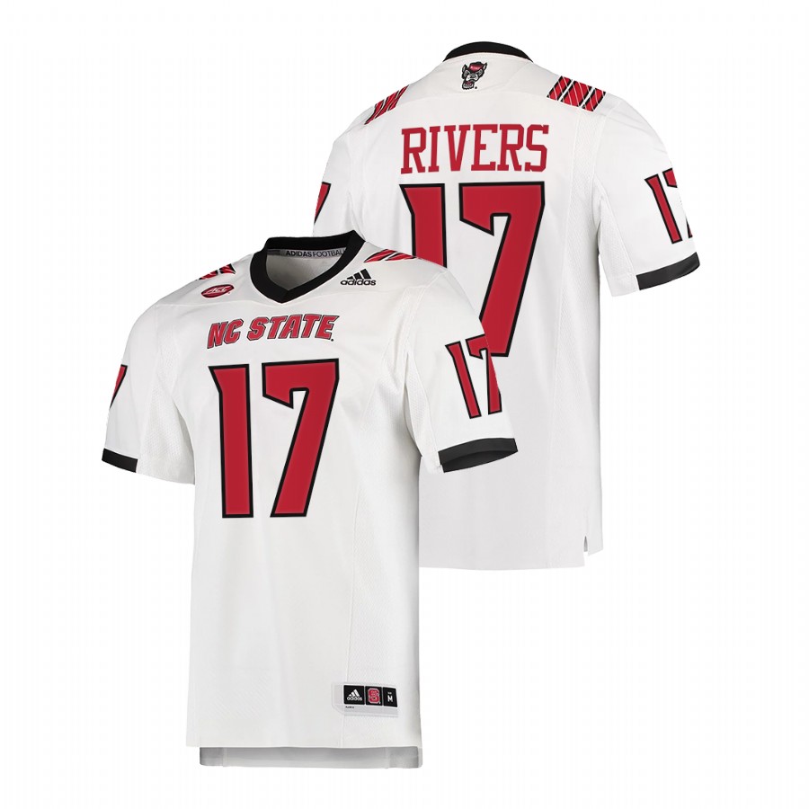 NC State Wolfpack Philip Rivers College Football White Jersey NFL Alumni