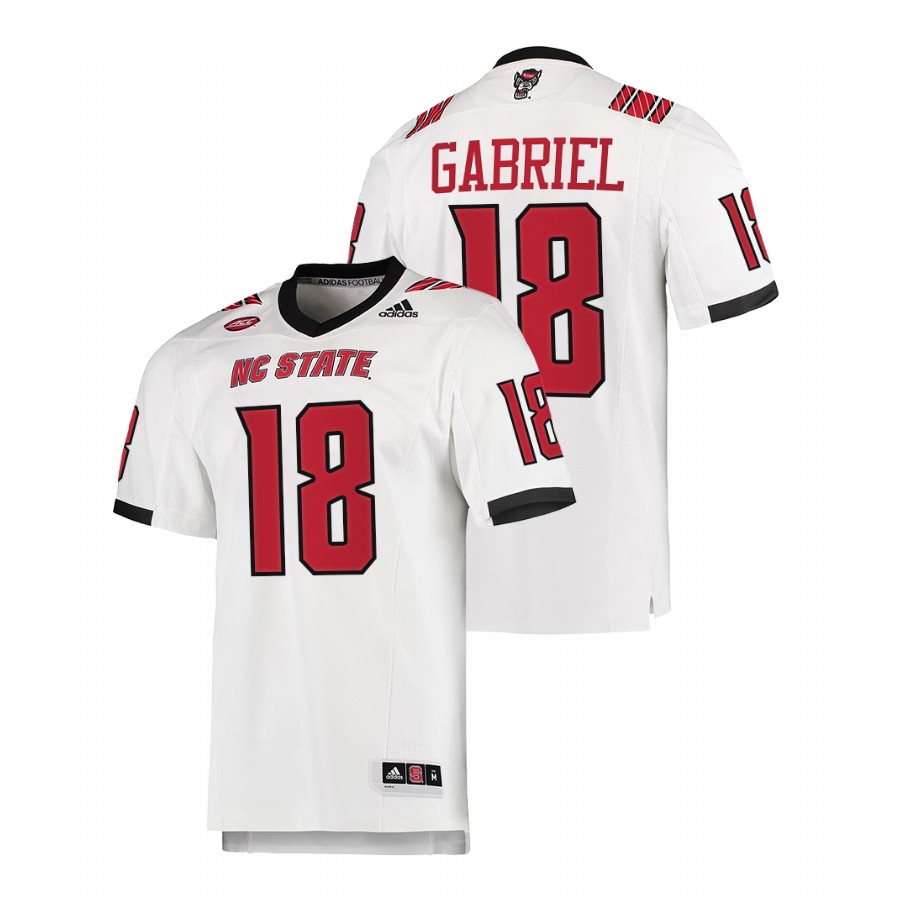 NC State Wolfpack Roman Gabriel College Football White Jersey Alumni